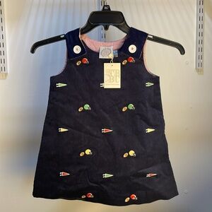 NWT Beaufort Bonnet Corduroy Juliet Jumper in Nantucket Navy Football Size 5